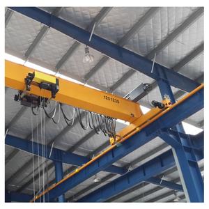 10 t 12.5 טון בטוח נהיגה קידום וו גשר אחד מגורדר מעל המנוף עם אירופה סגנון להניף חשמלי למכירה - Product Image 3