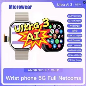 Smartwatch U3A 2026 con Android Amoled America Microwear Ultra AI 3 Ai3 W11 Mini <span class=keywords><strong>Pro</strong></span> W11 <span class=keywords><strong>Pro</strong></span> S11 S11 <span class=keywords><strong>PRO</strong></span> Serie10 X - Product Image 6