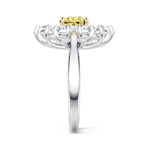 Ada Jewelry - Anillo de Plata de Ley S925 con Circonita Rosa Romántica, Simple, Dulce y Elegante, Listo para Enviar, MOQ Bajo de 1 Pieza, para Mujer - Product Image 5