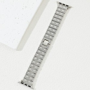 Correa de Metal con Pedrería Compatible con Apple Watch 11 SE, Brazalete de Joyería de Lujo con Diamantes Completos para IWatch 38mm 40mm 42mm - Product Image 3