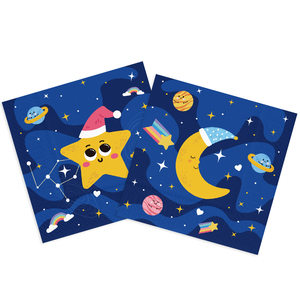 Bán Buôn Tùy Chỉnh 3 Ply 1/4 Gấp In Nước Giải Khát Khăn Giấy Cho Bữa Ăn Tối Bên Thu Tập Trang Trí Nội Thất In Cocktail Giấy Khăn Ăn - Product Image 2