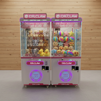 Machine commerciale à griffes Machine à prix de poupée personnalisée Jeux d'arcade Équipement commercial à pièces pour magasin de jouets de rue d'amusement