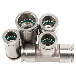 Conexiones de Tubo de Acero Inoxidable, Conexiones Neumáticas de Acero Inoxidable para Tuberías de Aire, Conexiones de Aire a Presión para la Industria Alimentaria - Product Image 3