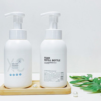 Blanc Kid PP Plastique Mousse Shampooing Bulle Main Lavage Du Visage Désinfectant Savon Moussant Distributeur Nettoyant Soins De La Peau Emballage