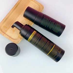 Stock PET Matte Mousse Foaming <b>Bottles</b> 100ml 120ml Black Foam <b>Bottle</b> for Face Cleanser Packaging Beauty Packaging - Product Image 5