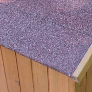 Sağlam ahşap köpek evi asimetrik köknar ahşap büyük/ekstra büyük köpek evde beslenen hayvan ev - Product Image 4