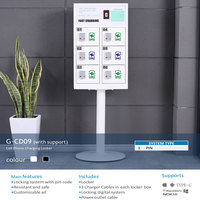 Oferta Especial: Casillero de Carga para Celulares Wlan W-CL09 con 6 Compartimentos, Cierre Manual, Cerradura Electrónica, Acero Laminado en Frío, Publicitario