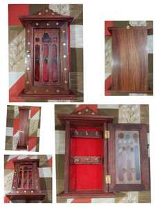 Top Selling Handmade Wooden <b>Key</b> Holder Strong <b>Hooks</b> <b>For</b> Hanging <b>Keys</b> Stylish <b>Wall</b> Organizer Indian Supplier - Product Image 2