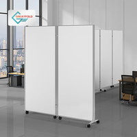 Séparation de pièce de bureau pliante portable, partition murale, séparation de pièces pour bureau,
