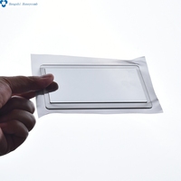Fenêtres optiques horizontales fixes en alliage d'aluminium blindées EMI/RFI pour écrans LCD, usage hospitalier, fourniture d'usine