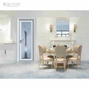 कांच के गर्म फ्रेंच दरवाजे के बाहरी दरवाजे के बाहरी दरवाजे के साथ चमकदार फ्रेंच दरवाजे के बाहरी दरवाजे एल्यूमीनियम मिश्र धातु मिश्रण - Product Image 6