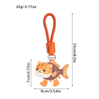 2025 porte-clés en cuir de baleine éléphant décalé transfrontalier durable écologique Logo personnalisé petit sac décorations cadeaux pour étudiants