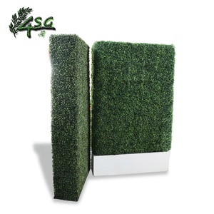 ARTIFICIAL GREEN GRASS WALL HEDGE CHINA WHOLESALE BOXWOOD HEDGE PANELS