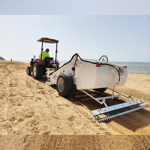 Machine de nettoyage de plage <span class=keywords><strong>diesel</strong></span> robuste en acier attaché au tracteur Nouveau <span class=keywords><strong>produit</strong></span> environnemental pour l'enlèvement des ordures Herbe de mer - Product Image 4
