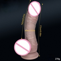 Masturbateur féminin double tête, Godemiché anal en silicone liquide souple, étanche, sensation de toucher réel, avec ventouse