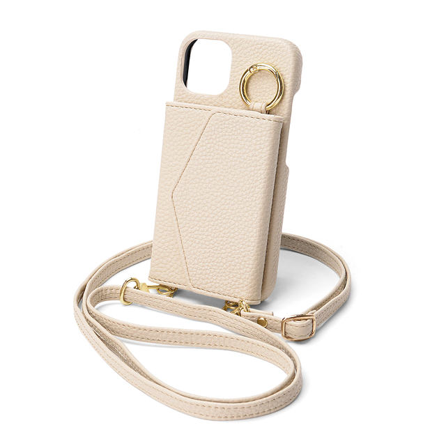 Wholesale Magnetic PU Leather Wallet Phone Case with Mirror Card Holder and Crossbody Strap for