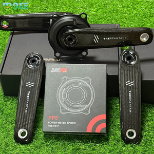 Pédalier de vélo de route en fibre de carbone ultraléger SeeMore 29 mm avec axe en aluminium 110BCD, ensemble de bras de manivelle pour vélo de gravier avec capteur de puissance - Product Image 1