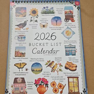ปฏิทินบัคเก็ตลิสต์ปี 2026 ปฏิทินติดผนัง ลายการ์ตูน ของขวัญเทศกาล ของขวัญส่วนตัว ของขวัญส่งเสริมการขาย - Product Image 1