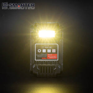 Ventilateur à jet puissant 3 en 1 alimenté par batterie au lithium 18V avec lumière de travail LED, souffleur d'air turbo haute vitesse pour le detailing automobile et l'extérieur - Product Image 6