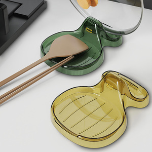 Support de couvercle de pot en plastique, support de rangement de cuisine multifonctionnel pour couvercle de pot, baguettes, spatule, usage domestique - Product Image 4