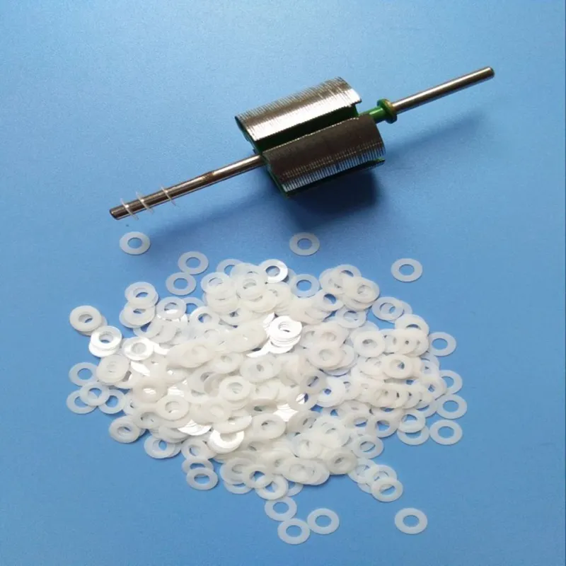 M4-M21 Ptfe Pakking Wit Nylon Pakking Pa6 Isolerend Lager Tefloning Polytetrafluorethyleen Afdichting Platte Plastic Pakking