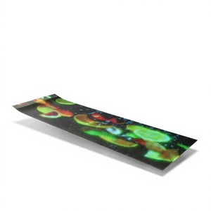 Pantalla LED Transparente Flexible P6.25, Pantalla Publicitaria LED Transparente Adhesiva para Interiores, para Tiendas y Exposiciones - Product Image 2