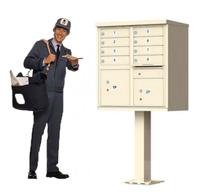 Boîtes de lettres postales extérieures en métal Bureau <span class=keywords><strong>postal</strong></span> américain gère les boîtes aux lettres USPS avec 16 portes - Product Image 1