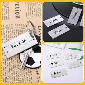 Etiquetas de Metal em Aço Inoxidável Retangulares 1 Polegada X 2 Polegadas Pacote com 25 - Product Image 5