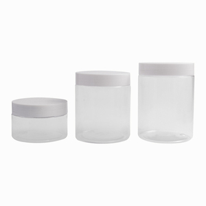 Tùy chỉnh 100g 250g 300g nhựa PET Jar mỹ phẩm <span class=keywords><strong>container</strong></span> bao bì chai kem - Product Image 5