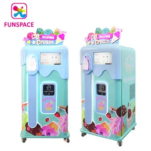 Funspace mới hoàn toàn tự động Kem Máy bán hàng tự động tự dịch vụ nhà sản xuất máy làm kem mềm