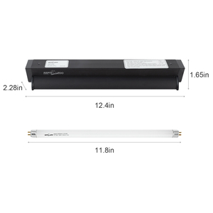 Reptizoo T5 <span class=keywords><strong>Reptile</strong></span> Pet Lamp UVB10.0 crée un environnement d'éclairage climatique du désert confortable pour les reptiles du désert - Product Image 2
