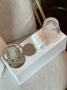 Elegant White Glass Fragrance <b>Candle</b> Non-Toxic with Jar Relaxing Healing <b>Gift</b> Environmentally Friendly - Product Image 5
