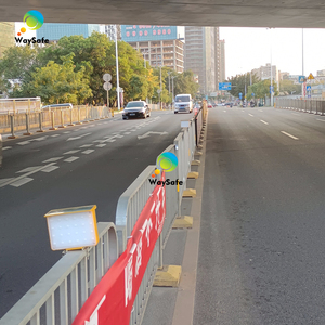 Feux de signalisation routière à clignotement synchronisé solaires, à haute intensité, réflecteurs prismatiques, protection IP66 pour - Product Image 5