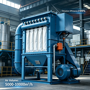 Système <span class=keywords><strong>de</strong></span> filtration à sacs industriel à jet pulsé résistant à la chaleur pour les gaz d'échappement des fours <span class=keywords><strong>de</strong></span> fusion et <span class=keywords><strong>de</strong></span> coulée - Product Image 3