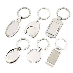 Porte-clés personnalisé en métal avec logo d'entreprise gravé, sans minimum de commande, pour sublimation - Product Image 2