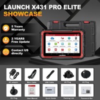 Escáner Bidireccional LAUNCH X431 PRO ELITE, Herramientas de Diagnóstico CANFD DOIP, Codificación ECU Launch X431, 31+ Servicios, Escáner OBD2 2024