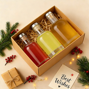 Empty Frosted Clear 100ml 200ml 250ml 375ml 500ml 750 Ml 1L Spirits Liquor Vodka Oslo <strong>Glass</strong> <strong>Bottles</strong> For Alcohol Olive Oil - Product Image 3