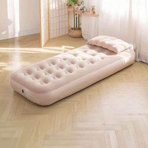 Cama Inflable Portátil Individual para Exteriores, de PVC Flocado, Impermeable, para Camping y Viajes - Product Image 3