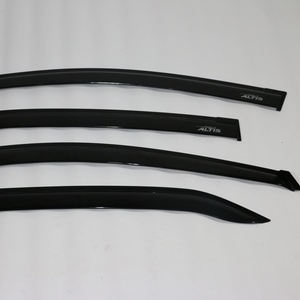 New Arrival Black <b>Net</b> Door <b>Window</b> Vent Visor Wind Deflector Car Garnish Decoration Sun Visor for Toyota Corolla 2014-ON - Product Image 2