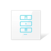 Lanbon L7 Zigbee Automation Système de maison intelligente Smart 1 2 3 gang Commutateur 2 voies avec écran tactile en verre trempé