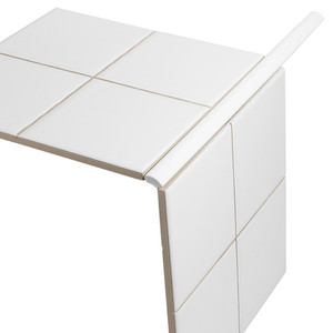Piastrella Angolare Bianca Opaca 1x30 Cm Spessore 6 Mm Bordi Irregolari Finitura Opaca - Product Image 6
