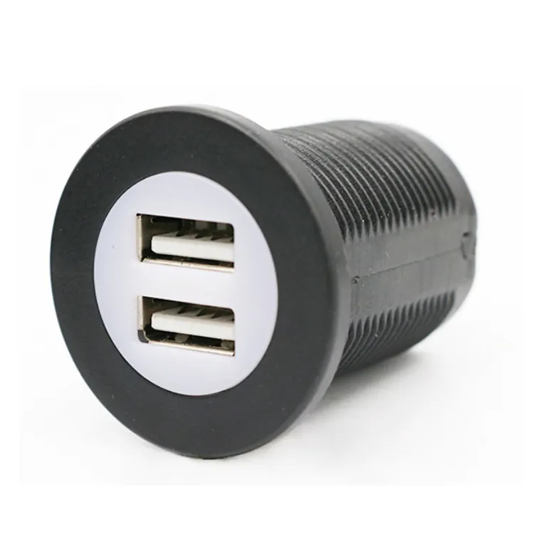 Universal 3.1A Motorcycle Truck Car USB Charger Dual USB Auto Charger Power Adapter Socket