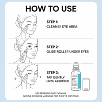 Sérum Contour des Yeux OEM Refroidissant au Peptide 316 et Hyaluronate de Sodium – Traitement Anti-Âge, Raffermissant et Hydratant – Produits de Beauté