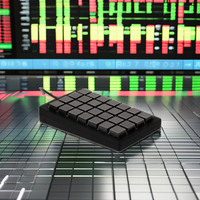 Clavier POS programmable 28 touches de type membrane 2026 avec capacité de 10 millions de pressions
