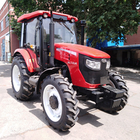 Traktor Pertanian Kabin Diesel Multifungsi 4WD Otomatis YTO ENX854 85HP 430mm 3675 Mesin Baru Penggerak Gigi Mini Traktor