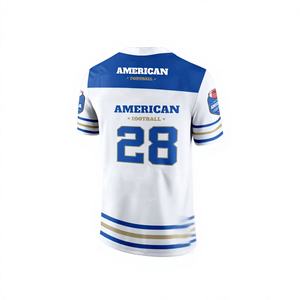 Personnaliser les uniformes de football et de <span class=keywords><strong>rugby</strong></span>, chemises unisexes, uniformes d'équipe personnalisés double face, 100% polyester respirant, impression numérique - Product Image 3