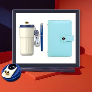 Business Promotion Souvenir Coffee Cup+<b>Pen</b>+<b>Notebook</b> 3-in-1 Gift Box Creative Annual Meeting Gift <b>Set</b> Customized Logo UV Printed - Product Image 4