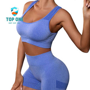TopOne Femmes Sport Soutien-Gorge Yoga Court Deux Pièces Gym Fitness Yoga Set - Product Image 6