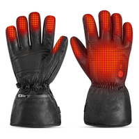 Gants chauffants électriques avec logo personnalisé, gants de cyclisme chauffants coupe-vent, gants de moto thermiques modernes pour la randonnée hivernale, la pêche