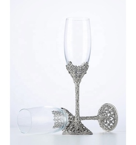 <span class=keywords><strong>Flûte</strong></span> à <span class=keywords><strong>champagne</strong></span> en <span class=keywords><strong>cristal</strong></span> pour mariage, anniversaire de mariage, toast - Product Image 1
